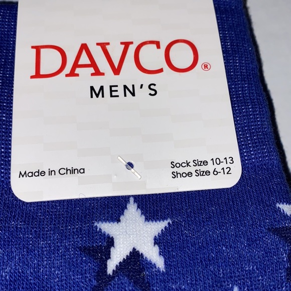 Roberto C American flag Hi/D ABC oh men’s patriotic socks - Picture 7 of 7